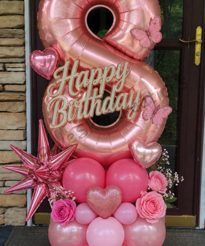 Birthday Balloon Stack
