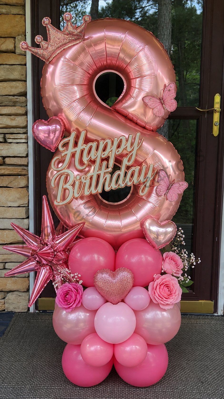 Birthday Balloon Stack